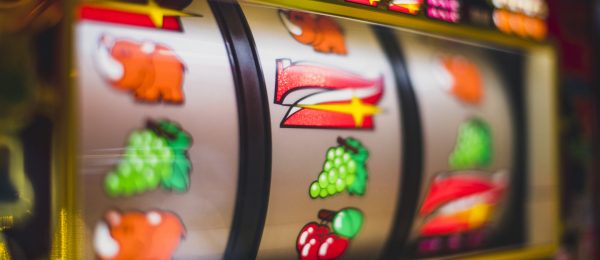 Gambling slot machine in a casino